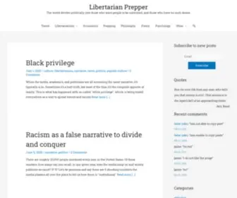 Libertarianprepper.com(Libertarian Prepper) Screenshot