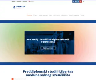 Libertas.hr(Libertas međunarodno sveučilište) Screenshot