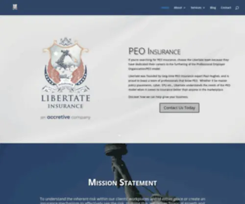 Libertateins.com(PROFESSIONAL EMPLOYER ORGANIZATION) Screenshot