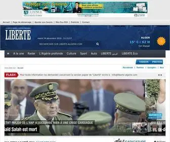 Liberte-Algerie.com(Liberté) Screenshot