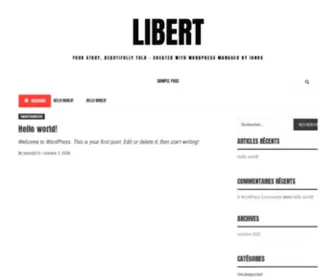 Libertedefumer.com(This domain was registered by) Screenshot