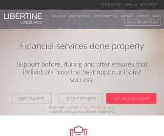 Libertineconsultants.co.za(Debt) Screenshot