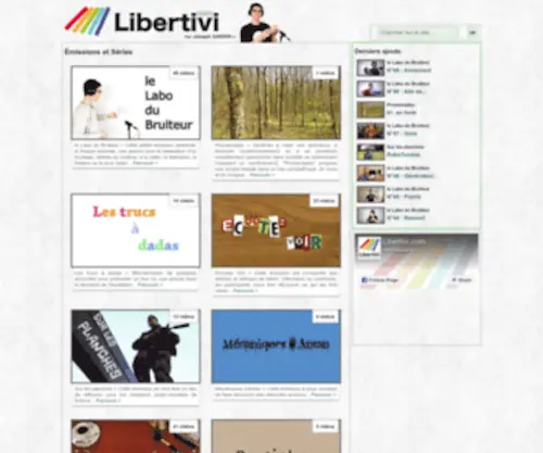 Libertivi.com(La WebTV qui vous regarde) Screenshot