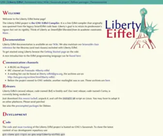 Liberty-Eiffel.org(Liberty Eiffel) Screenshot
