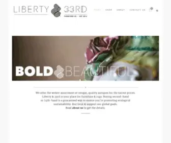 Liberty33RD.com(LIBERTY & 33RD) Screenshot