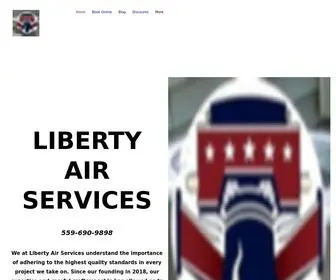 Libertyairservices.net(Liberty Air Services) Screenshot