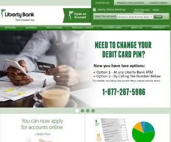 Libertybank.net(Liberty Bank) Screenshot