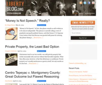 Libertyblog.org(Life, Liberty, & Property) Screenshot