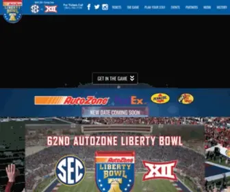 Libertybowl.org(AutoZone Liberty Bowl Home) Screenshot