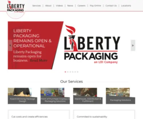 Libertycarton.com(Liberty) Screenshot