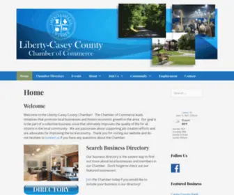 Libertycaseychamber.org(Serving Liberty) Screenshot