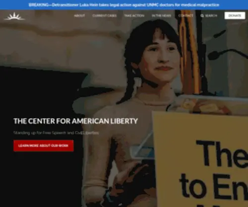 Libertycenter.org(Center for American Liberty) Screenshot