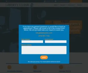 Libertyclinic.com(Toronto best osteopath) Screenshot