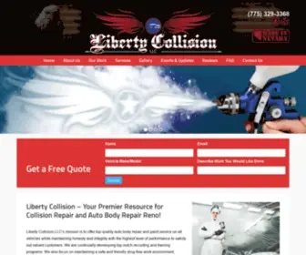 Libertycollisionreno.com(Liberty Collision) Screenshot