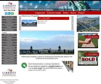 Libertycommercialre.com(Liberty Commercial Real Estate serving Chattanooga and the United States) Screenshot