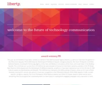 Libertycomms.com(Liberty PR and Marketing) Screenshot