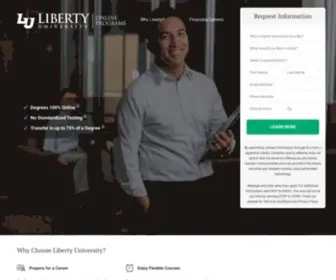 Libertydegrees.org(Liberty University) Screenshot