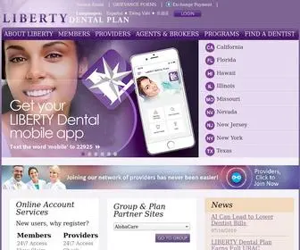 Libertydentalplan.com(Liberty Dental Plan) Screenshot