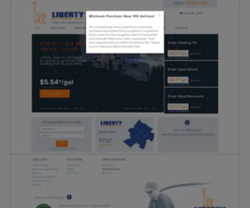 Libertydiscountfuel.com(Liberty discount fuel) Screenshot