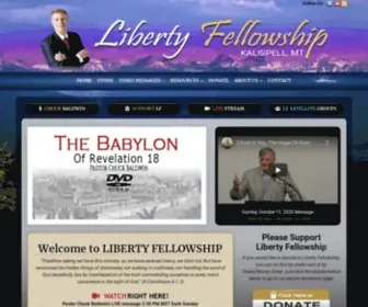 Libertyfellowshipmt.com(Liberty Fellowship with Pastor Chuck Baldwin in Kalispell) Screenshot