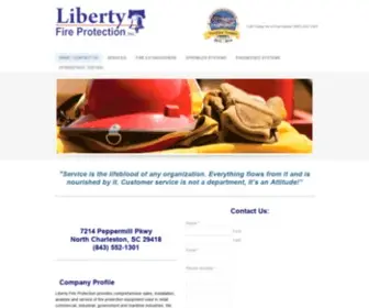 Libertyfireprotectioninc.com(Liberty Fire Protection Customer Service Oriented Company) Screenshot