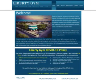 Libertygym.com(Liberty Gym (Home Of The Serious Workout)) Screenshot