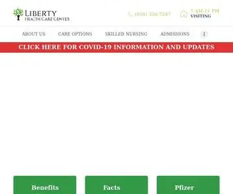 Libertyhealthcarecenter.com(Liberty Health Care Center) Screenshot