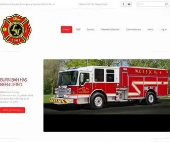 Libertyhillfire.org(Williamson County Emergency Service District No) Screenshot