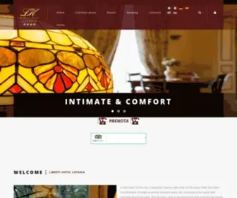 Libertyhotel.it(Liberty Hotel Catania sito ufficiale) Screenshot