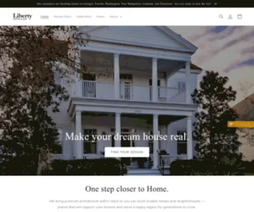Libertyhouseplans.com(Liberty House Plans) Screenshot
