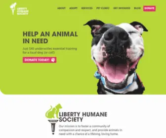 Libertyhumane.org Screenshot