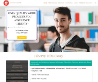 Libertyielts.com(LIBERTY ACADEMY) Screenshot