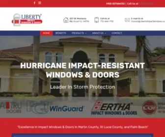 Libertyimpactwindows.com(Liberty Impact Windows) Screenshot