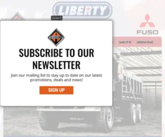Libertyinternationaltrucks.com Screenshot