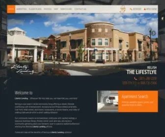 Libertylandingapartments.com(Liberty Landing) Screenshot