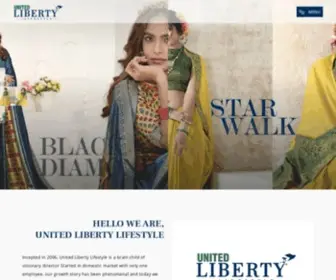 Libertylifestyle.in(UNITED LIBERTY LIFESTYLE) Screenshot