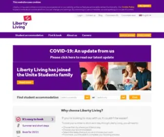 Libertyliving.co.uk(Unite Students) Screenshot