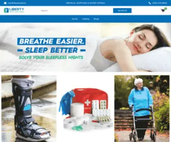 Libertymed.ca(Liberty Athletic and Medical Supplies) Screenshot