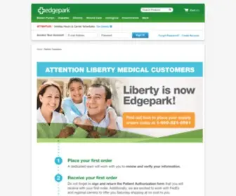 Libertymedical.com(Diabetic Supplies) Screenshot