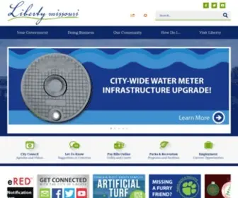 Libertymissouri.gov(The City of Liberty Official Website) Screenshot
