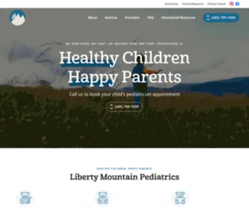 Libertymountainpediatrics.com(Liberty Mountain Pediatrics) Screenshot