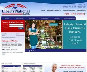 Libertynationalonline.com(Liberty National Bank) Screenshot