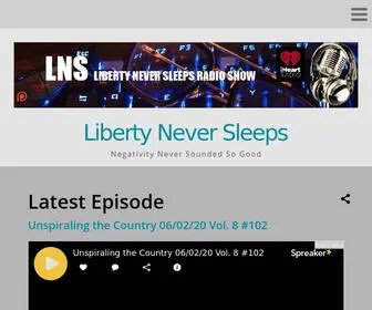 Libertyneversleeps.com(Liberty Never Sleeps) Screenshot