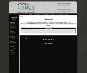 Libertyparkhoa.com(Liberty Park Townhomes) Screenshot