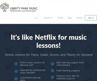 Libertyparkmusic.com(Online Lessons for Piano) Screenshot