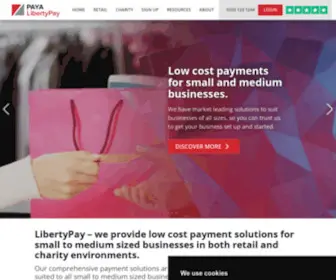 Libertypay.co.uk(Low cost payment solutions) Screenshot