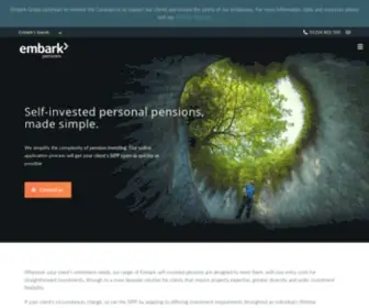 Libertypensions.com(Embark Pensions) Screenshot