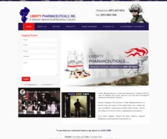 Libertypharmaceuticalsinc.com(Cost Effective Medications for Armed Forces and Veterans in USA) Screenshot