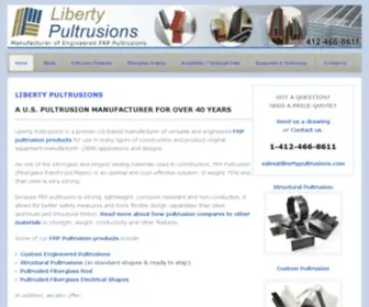 Libertypultrusions.com(Liberty Pultrusions) Screenshot