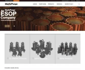 Libertypumpsint.com(Liberty Pumps International) Screenshot